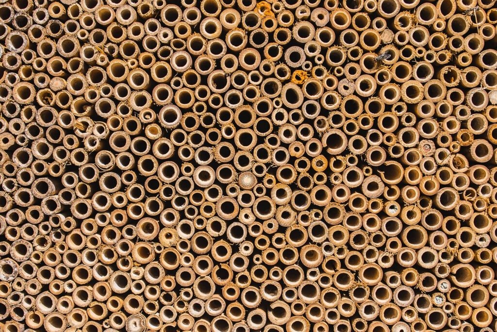 Insektenhotel aus Bambus