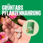 Grün tabs auf pflanzen